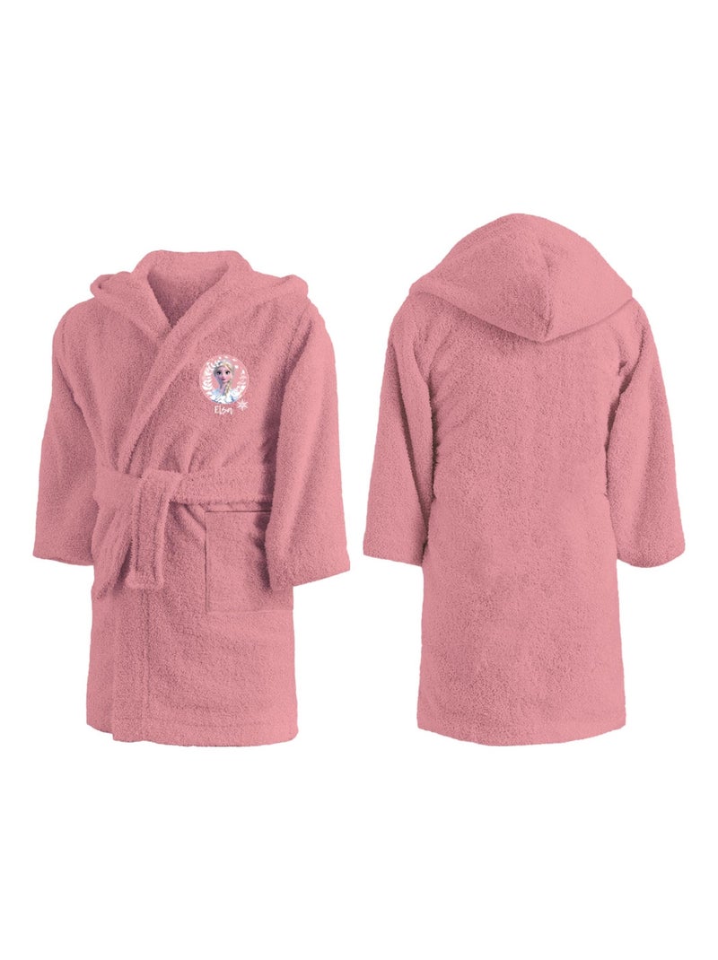 Peignoir enfant à capuche Disney La Reine des Neiges 2 Rose - Kiabi