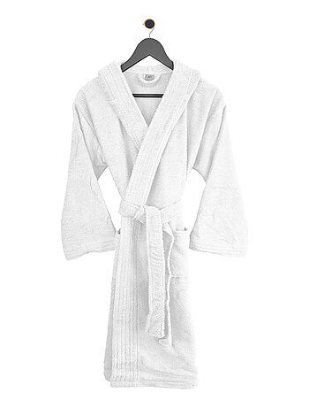 Peignoir enfant à capuche PURE