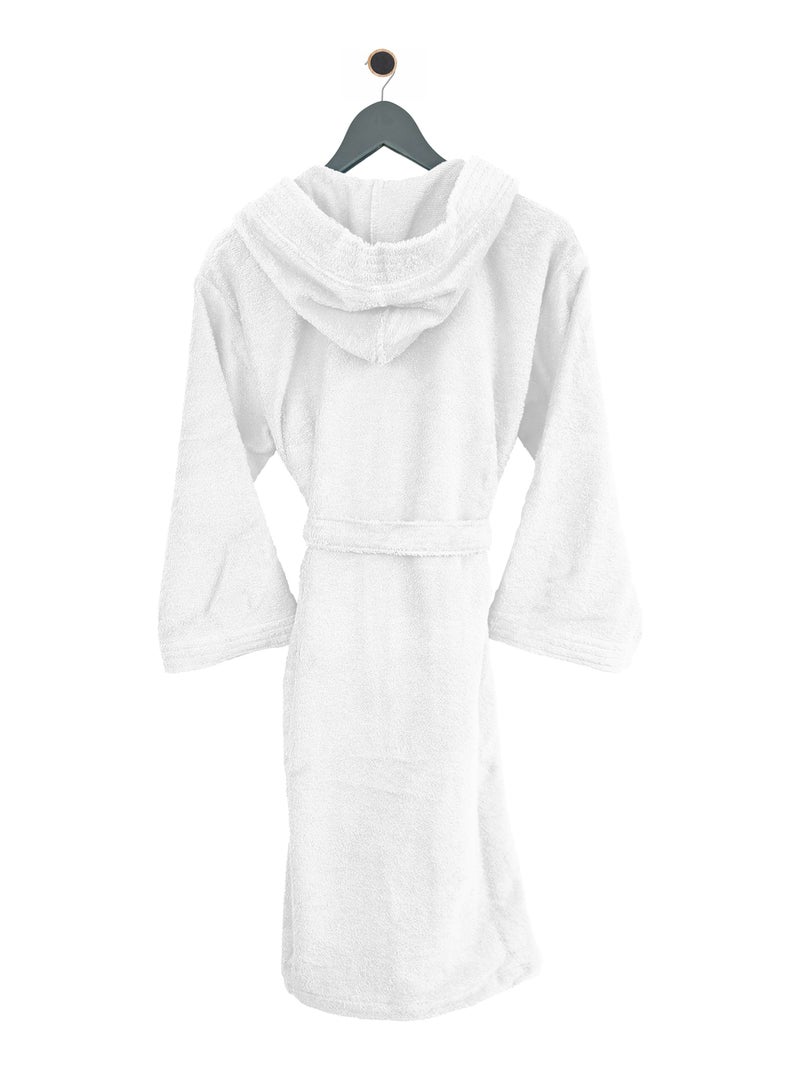 Peignoir enfant à capuche PURE Blanc - Kiabi