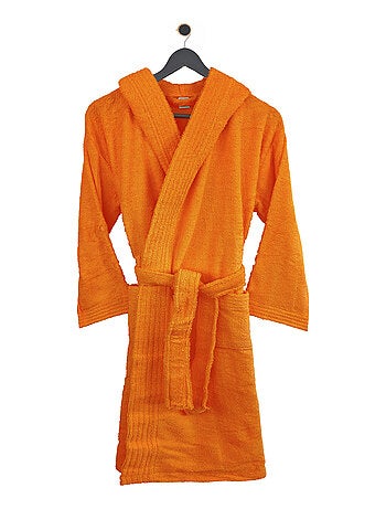 Peignoir enfant à capuche PURE