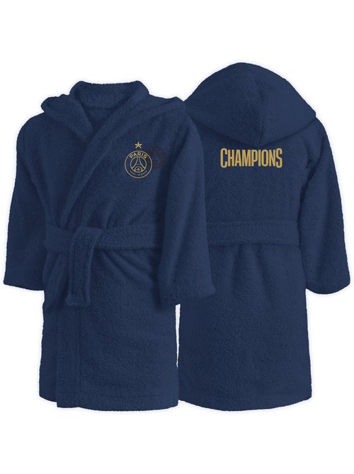 Peignoir enfant brodé 100% coton, PSG VAINQUEURS - Kiabi Peignoir enfant brodé 100% coton, PSG VAINQUEURS - Kiabi