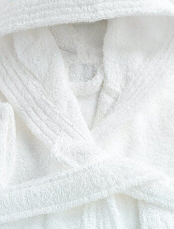 Peignoir enfant capuche en coton bouclette éponge COCOON