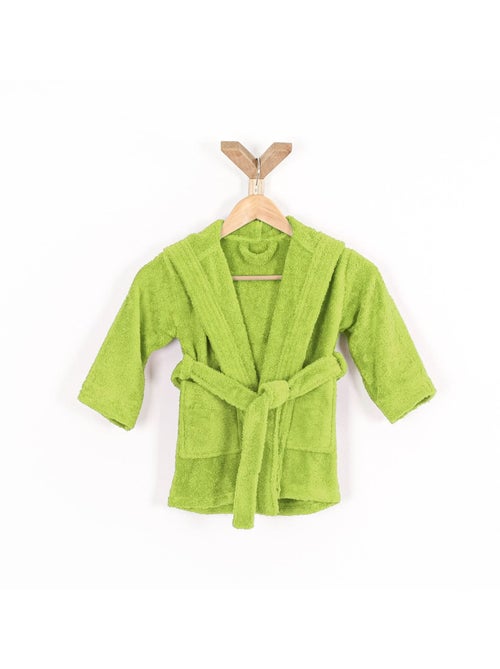 Peignoir enfant capuche en coton bouclette éponge COCOON - Kiabi