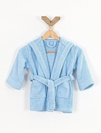 Peignoir enfant capuche en coton bouclette éponge COCOON