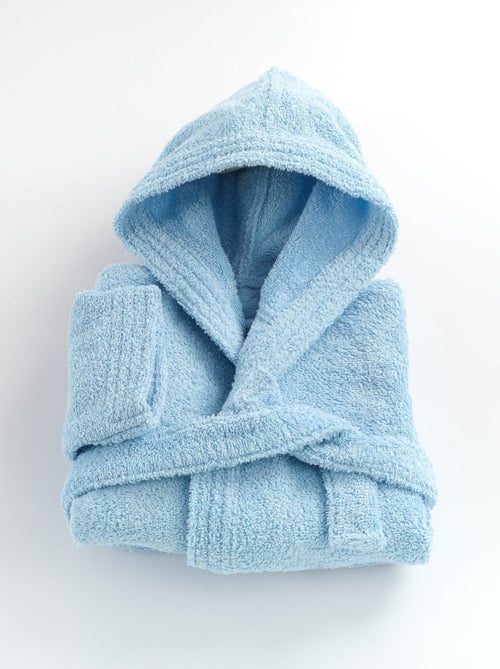 Peignoir enfant capuche en coton bouclette éponge COCOON - Kiabi