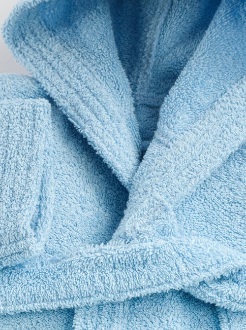 Peignoir enfant capuche en coton bouclette éponge COCOON - Kiabi