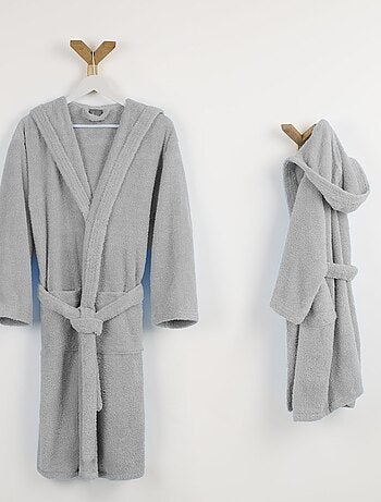 Peignoir enfant capuche en coton bouclette éponge COCOON