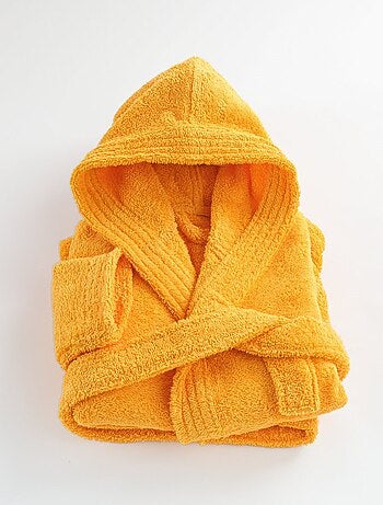 Peignoir enfant capuche en coton bouclette éponge COCOON
