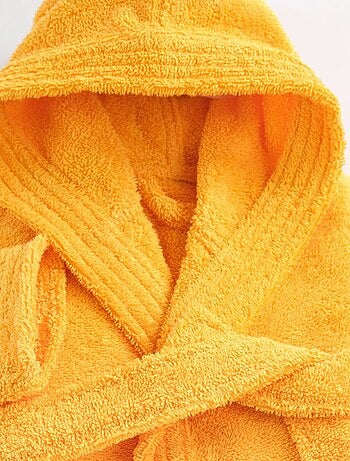 Peignoir enfant capuche en coton bouclette éponge COCOON