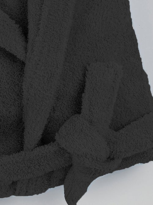 Peignoir enfant capuche en coton bouclette éponge COCOON - Kiabi