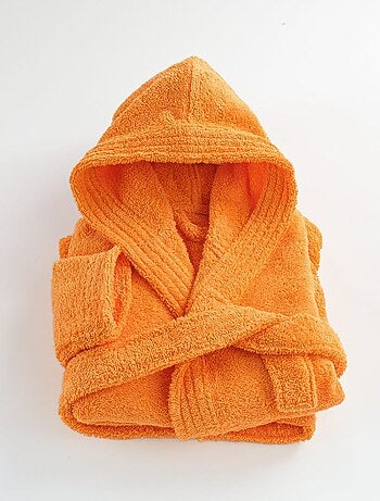 Peignoir enfant capuche en coton bouclette éponge COCOON