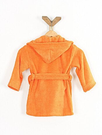 Peignoir enfant capuche en coton bouclette éponge COCOON