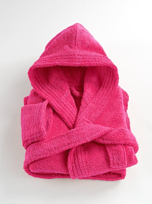 Peignoir enfant capuche en coton bouclette éponge COCOON - Kiabi