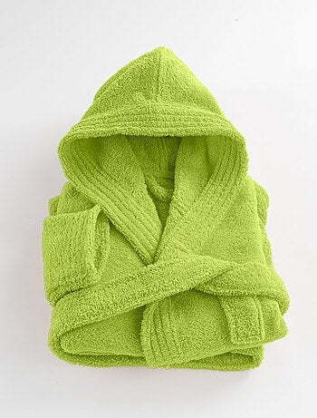 Peignoir enfant capuche en coton bouclette éponge COCOON