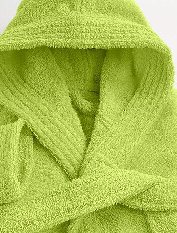 Peignoir enfant capuche en coton bouclette éponge COCOON