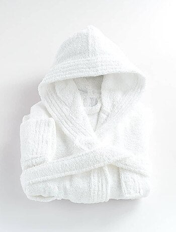 Peignoir enfant capuche en coton bouclette ?ponge COCOON
