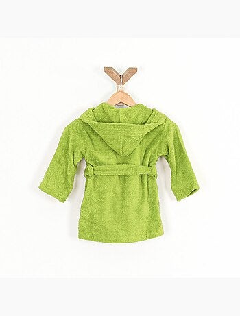 Peignoir enfant capuche en coton bouclette ?ponge COCOON
