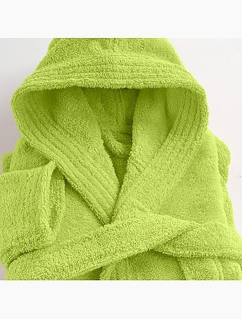 Peignoir enfant capuche en coton bouclette ?ponge COCOON