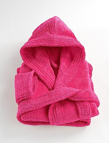 Peignoir enfant capuche en coton bouclette ?ponge COCOON