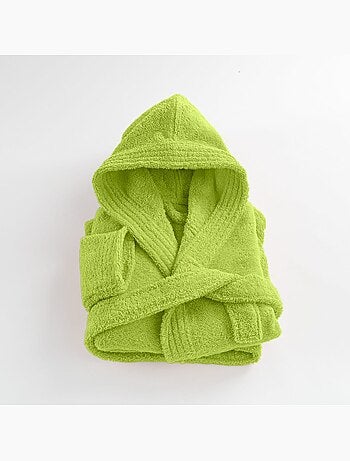 Peignoir enfant capuche en coton bouclette ?ponge COCOON