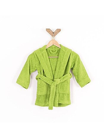 Peignoir enfant capuche en coton bouclette ?ponge COCOON