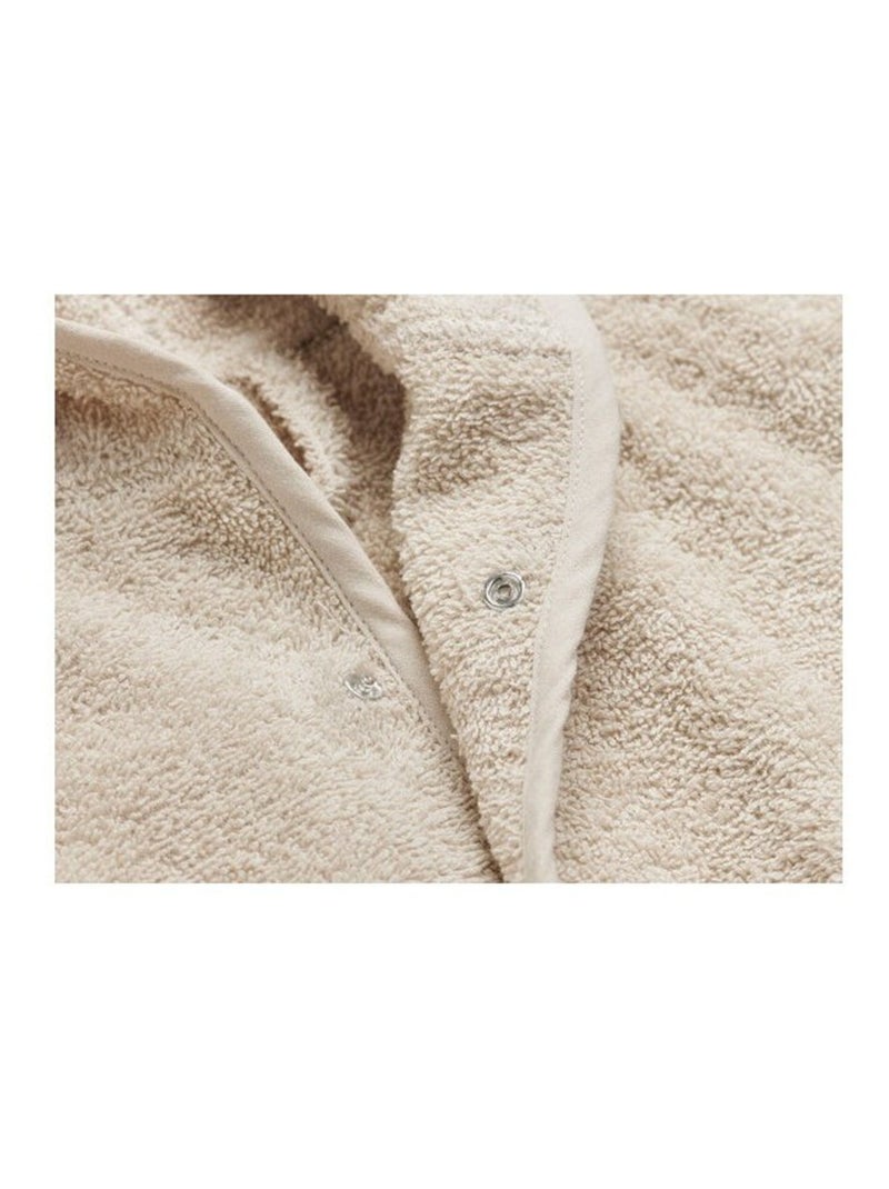 Peignoir enfant en coton Jollein Beige - Kiabi