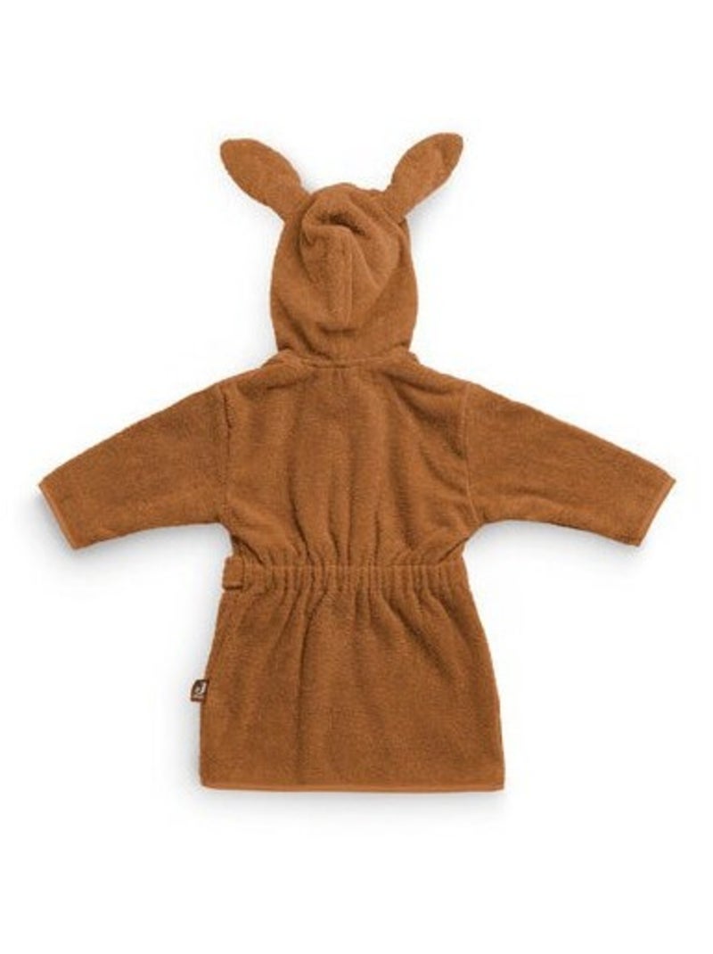 Peignoir enfant en coton Jollein Marron - Kiabi