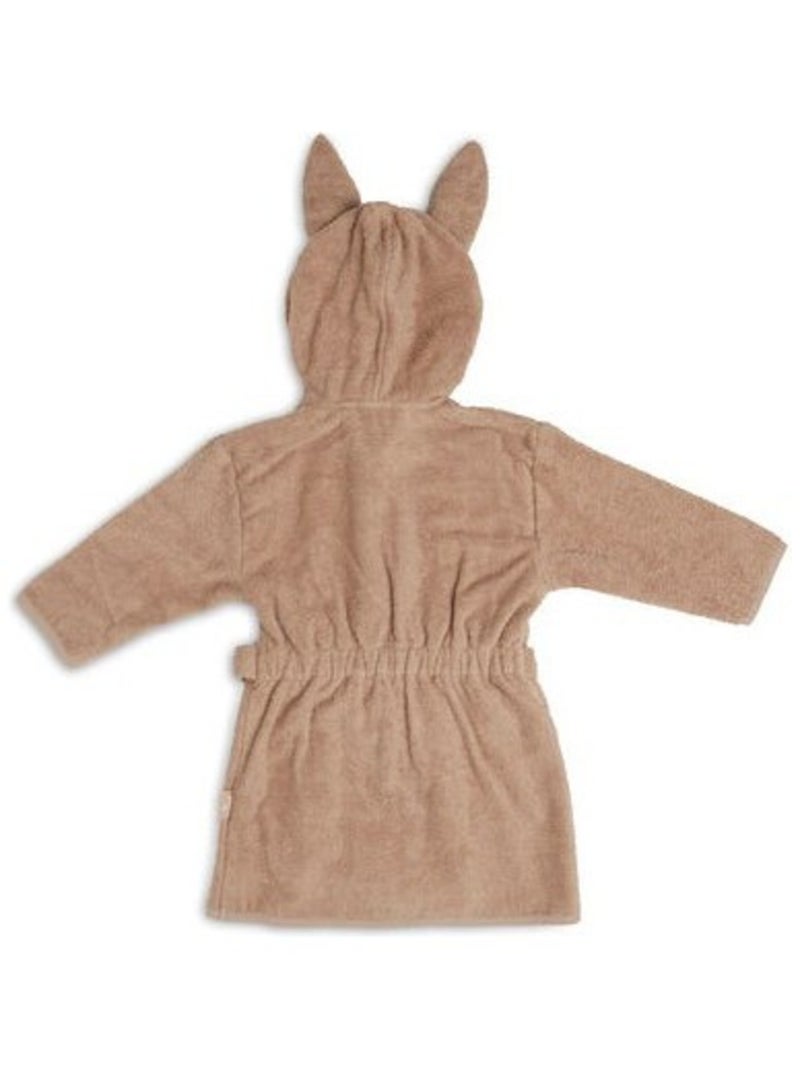Peignoir enfant en coton Jollein Marron - Kiabi