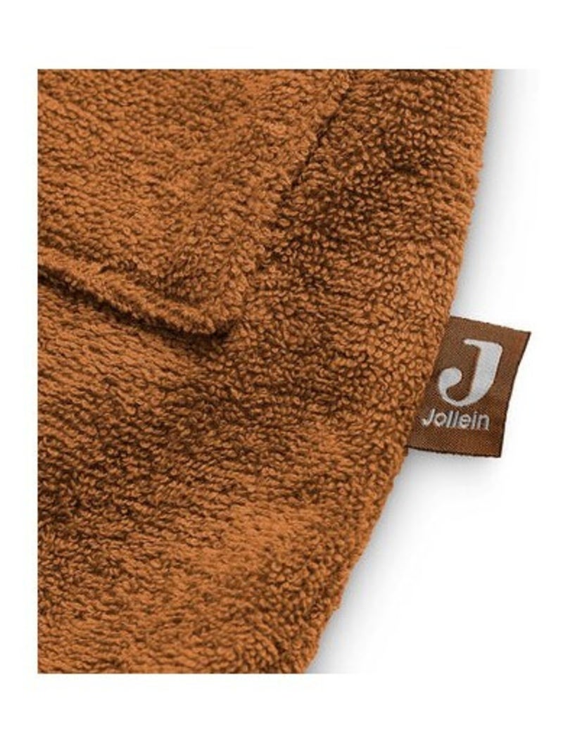 Peignoir enfant en coton Marron - Kiabi