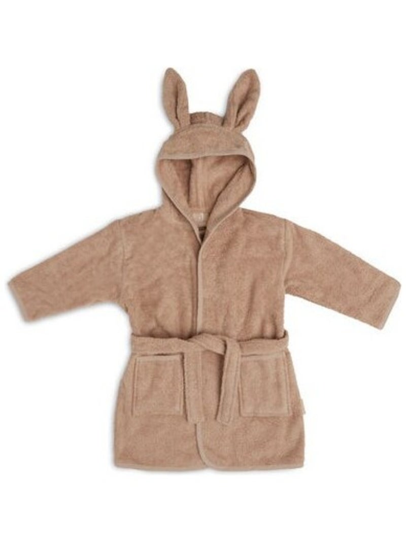 Peignoir enfant en coton Marron - Kiabi