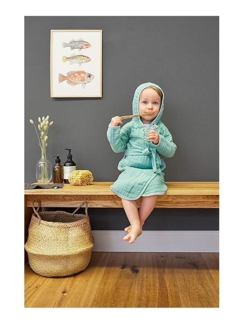 Peignoir enfant Gaze de coton PROMO LINGE - Kiabi