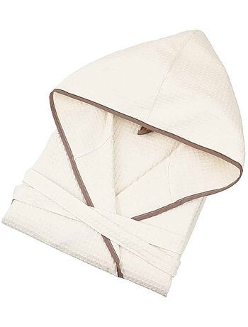 Peignoir enfant mixte en coton nid d'abeille JADOU