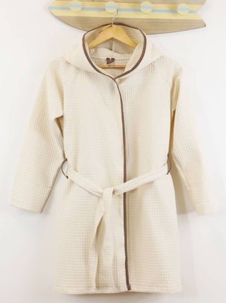 Peignoir enfant mixte en coton nid d'abeille JADOU