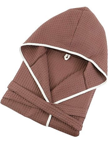Peignoir enfant mixte en coton nid d'abeille JADOU