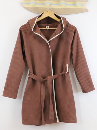 Peignoir enfant mixte en coton nid d'abeille JADOU