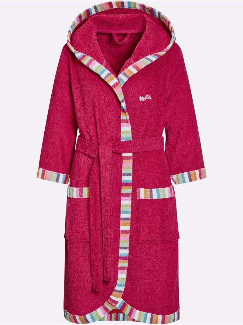 Peignoir éponge - Taille Standard - Witt Rose fushia - Kiabi