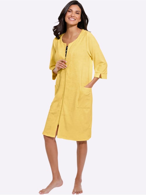 Peignoir éponge à Fibres Fines - Taille Standard - Moda Vilona - Kiabi