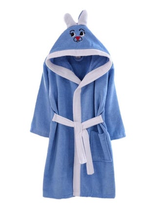 Peignoir Eponge Enfant Bleu