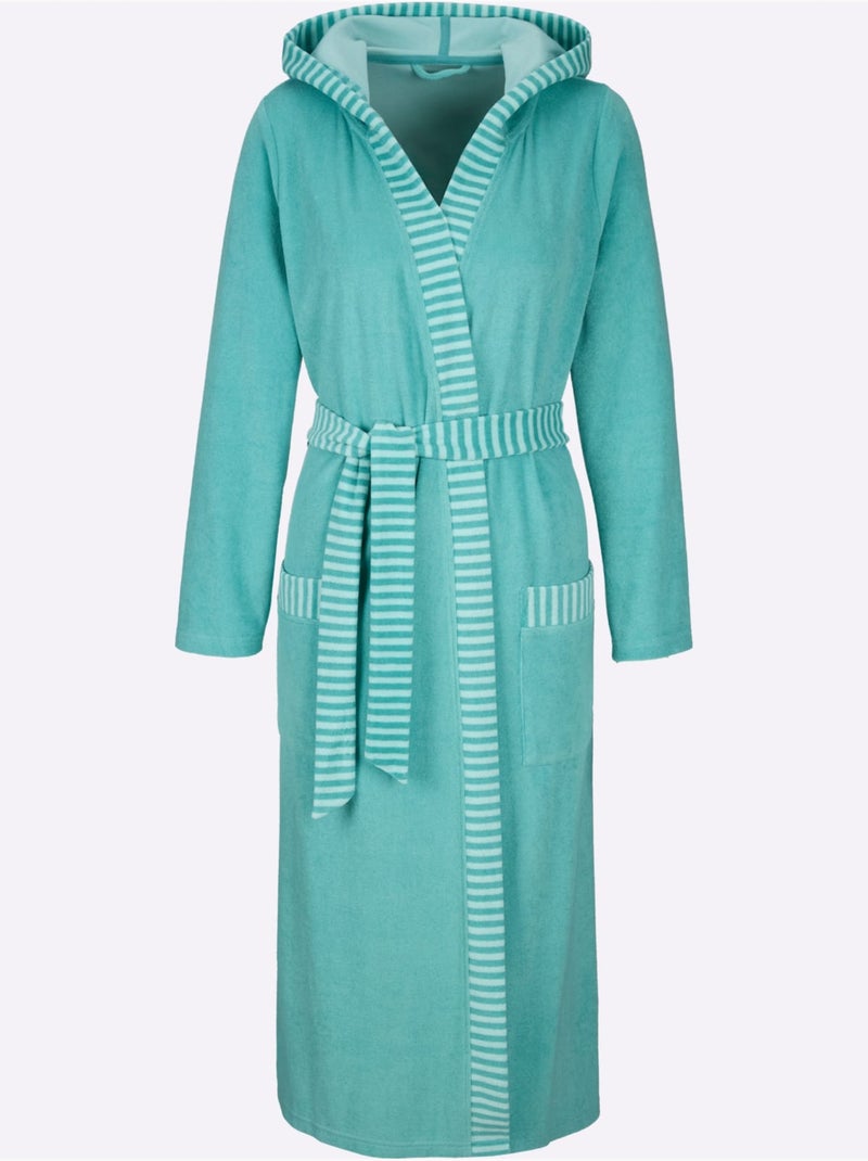Peignoir éponge Légère - Taille Standard - Witt Bleu encre - Kiabi