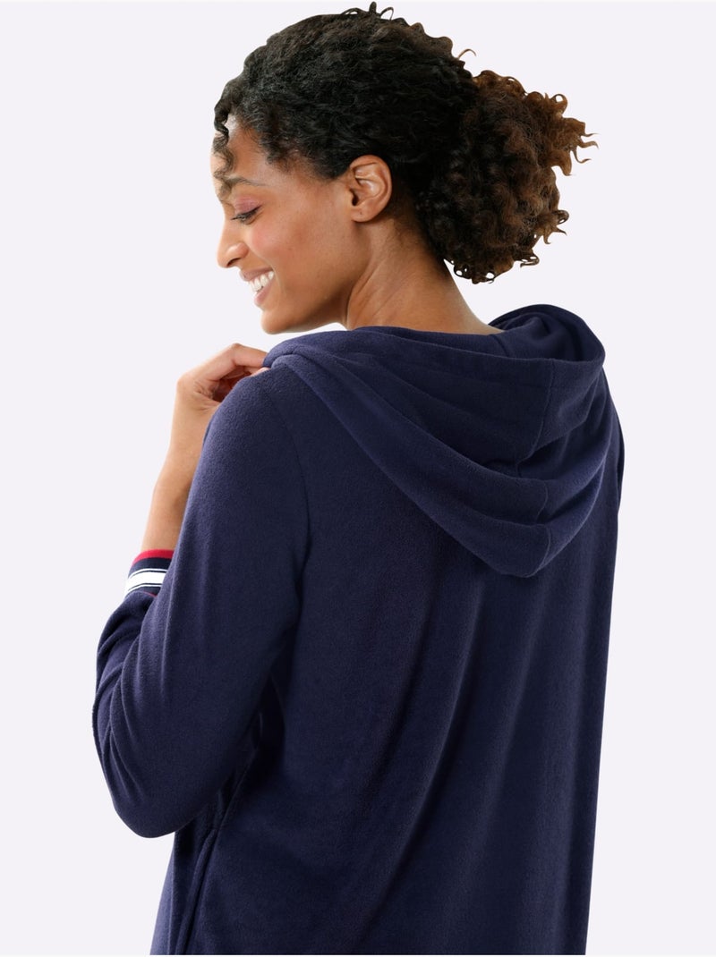 Peignoir éponge Légère - Taille Standard - Witt Bleu nuit - Kiabi