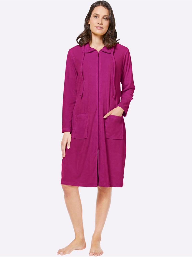 Peignoir éponge Légère - Taille Standard - Witt Rose fushia - Kiabi