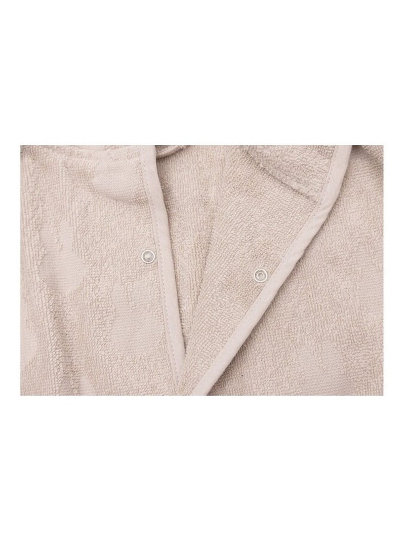 Peignoir éponge Miffy Jacquard en coton Jollein Beige - Kiabi