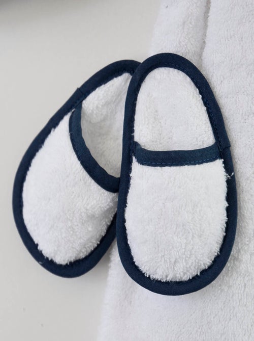 PEIGNOIR ET MULES BEBE ALICAN - Kiabi