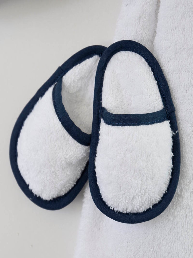 PEIGNOIR ET MULES BEBE ALICAN Blanc - Kiabi