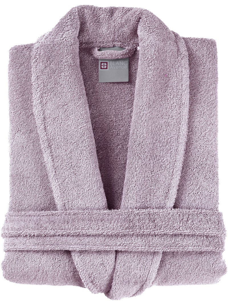 Peignoir femme 100% coton rose Rose - Kiabi