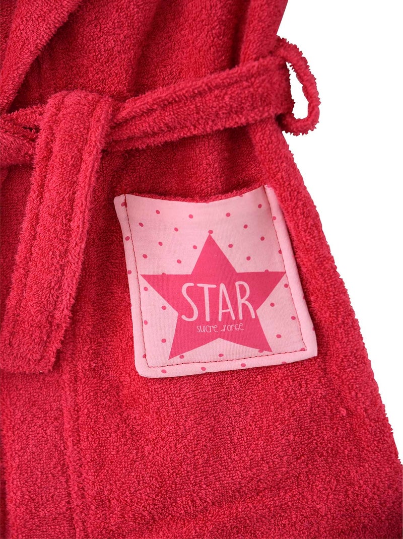 Peignoir Fille Babouchka Rose - Kiabi