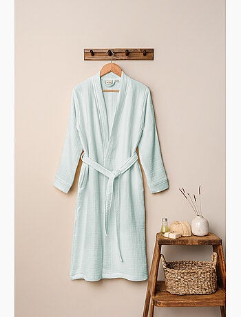 Peignoir gaze de coton