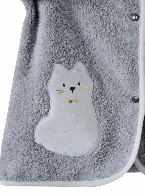 PEIGNOIR GRIS MODELE BAAKIR - Kiabi