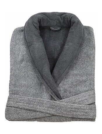 Peignoir homme en coton éponge BICOLORE