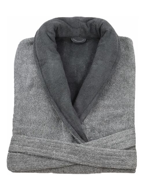 Peignoir homme en coton éponge BICOLORE - Kiabi